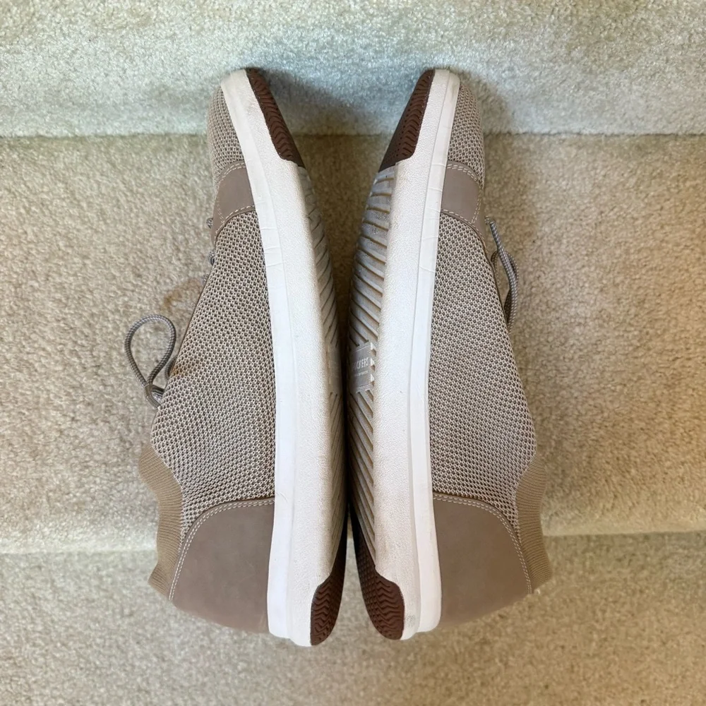 Dockers Franklin Smart Series Knit Lace Up Sneaker‎ Tan Beige Men’s 11.5